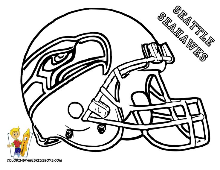 Coloring page football coloring pages seahawks football coloring pages