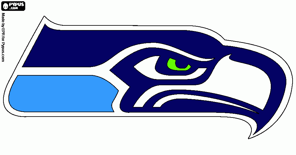 Seahawks coloring page printable seahawks