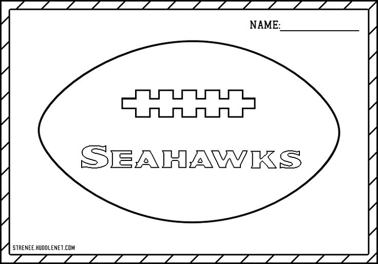 Seattle seahawks free coloring pages