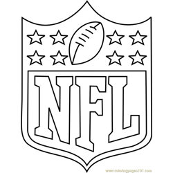 Seattle seahawks logo coloring page for kids