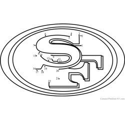 Seattle seahawks logo dot to dot printable worksheet