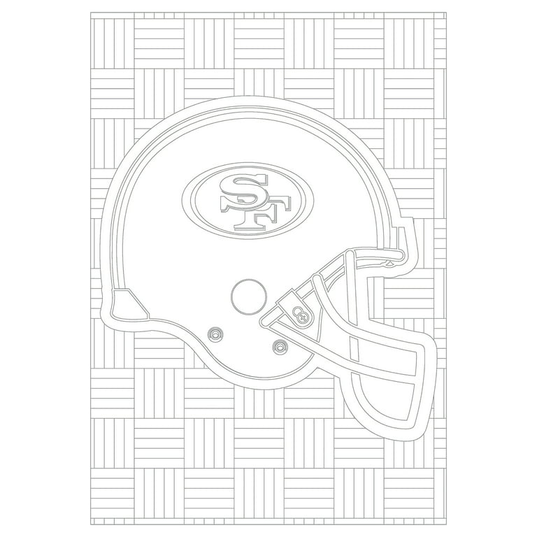 In the sports zone nfl adult coloring book san francisco ers