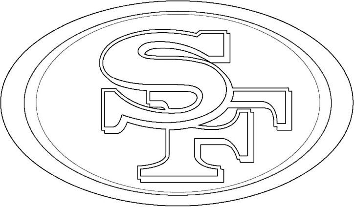 San francisco ers logo coloring pages ers san francisco ers logo