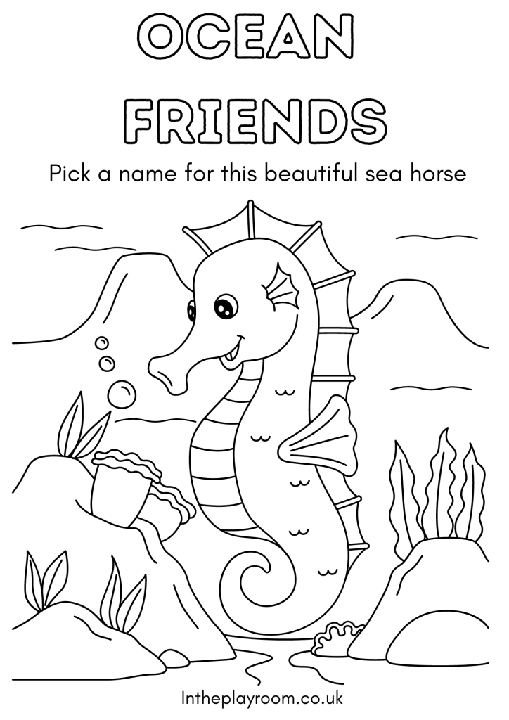 Ocean loring pages for kids