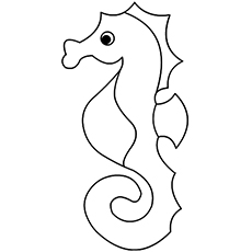 Top free printable seahorse coloring pages online