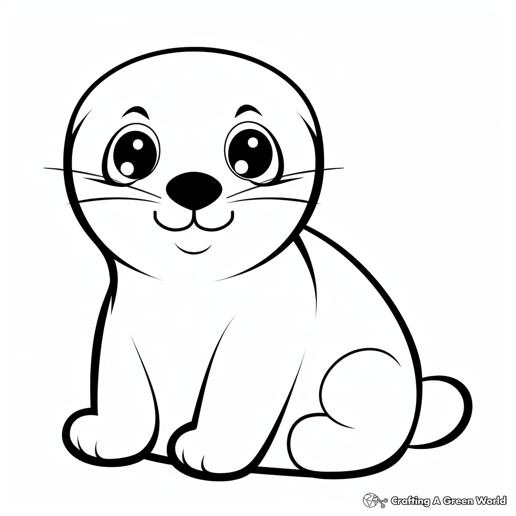 Seal coloring pages