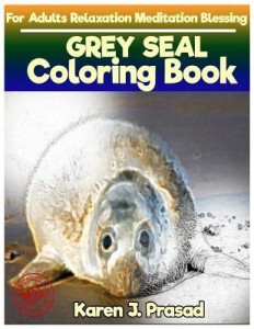 Grey seal coloring book for adults relaxation meditation blessing buy grey seal coloring book for adults relaxation meditation blessing by prasad karen at low price in india