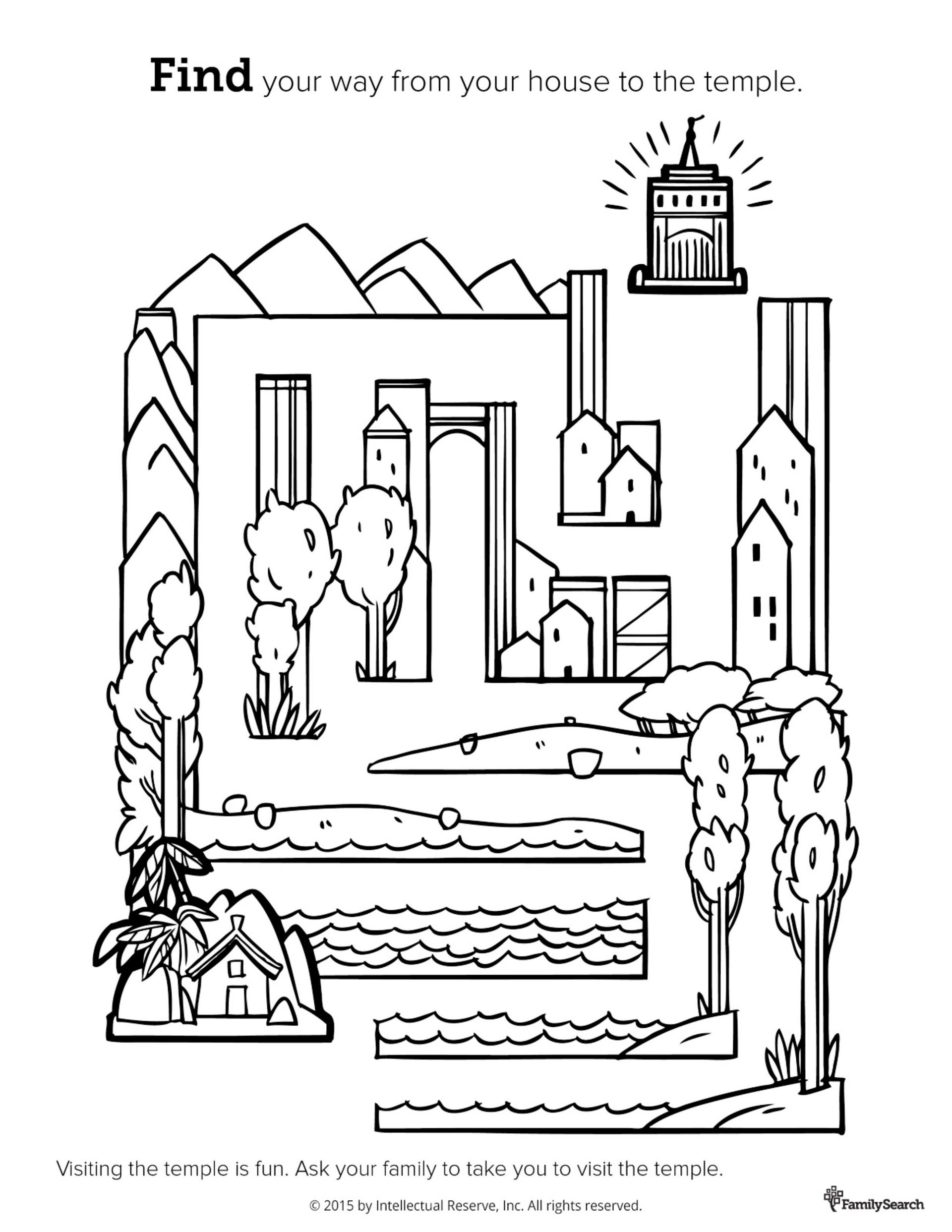 Family history coloring pages