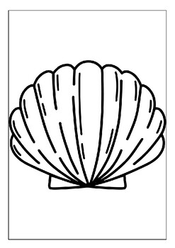 Create your own seashell masterpieces with our printable coloring collection