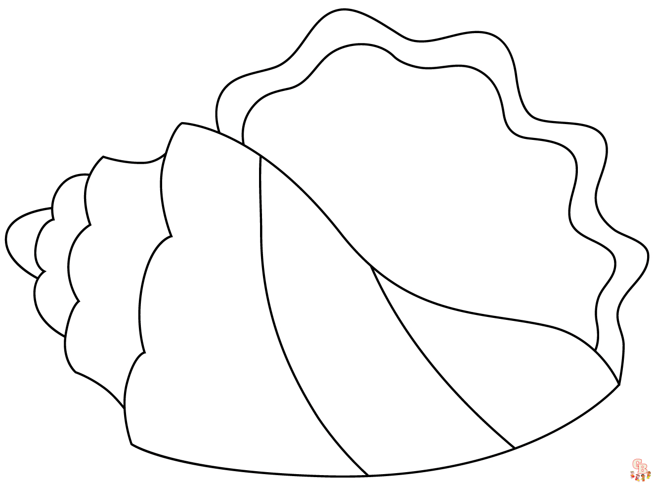 Dive into creativity with seashell coloring pages