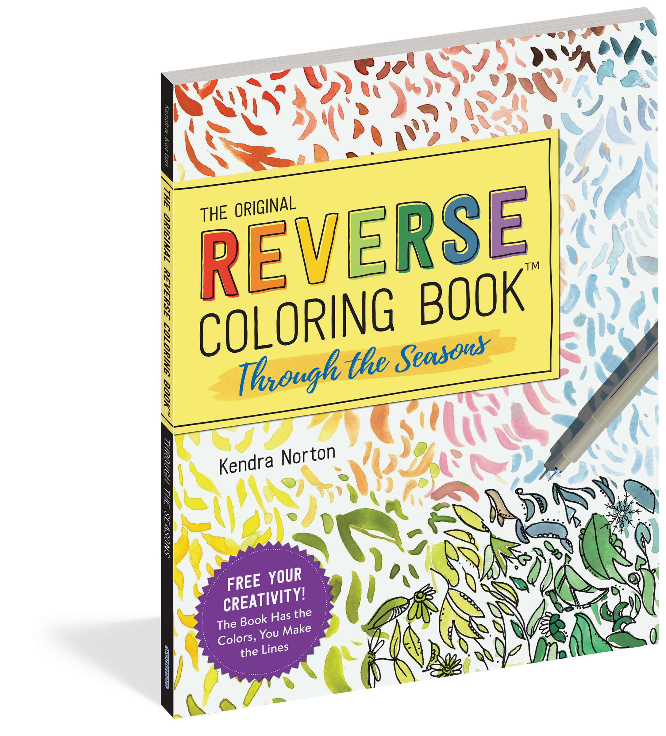 Reverse coloring book through the seasons poopsies gifts toys