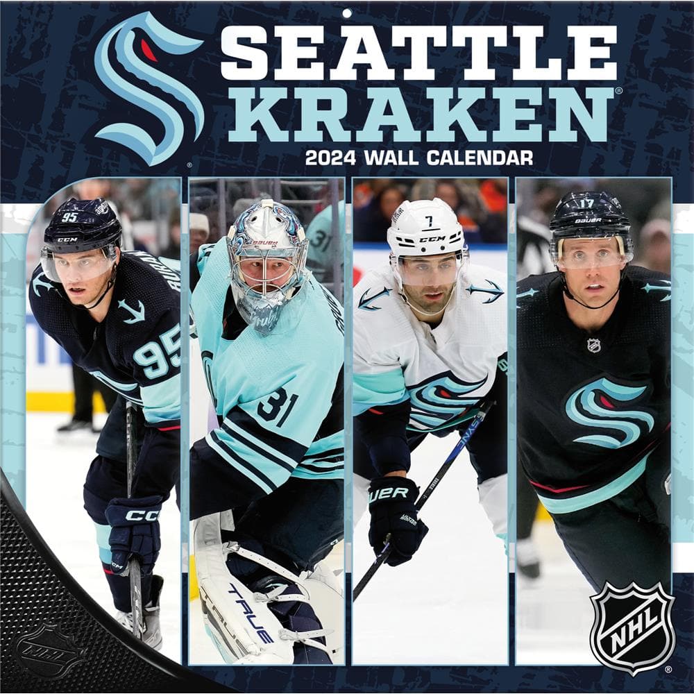 Nhl seattle kraken wall lendar