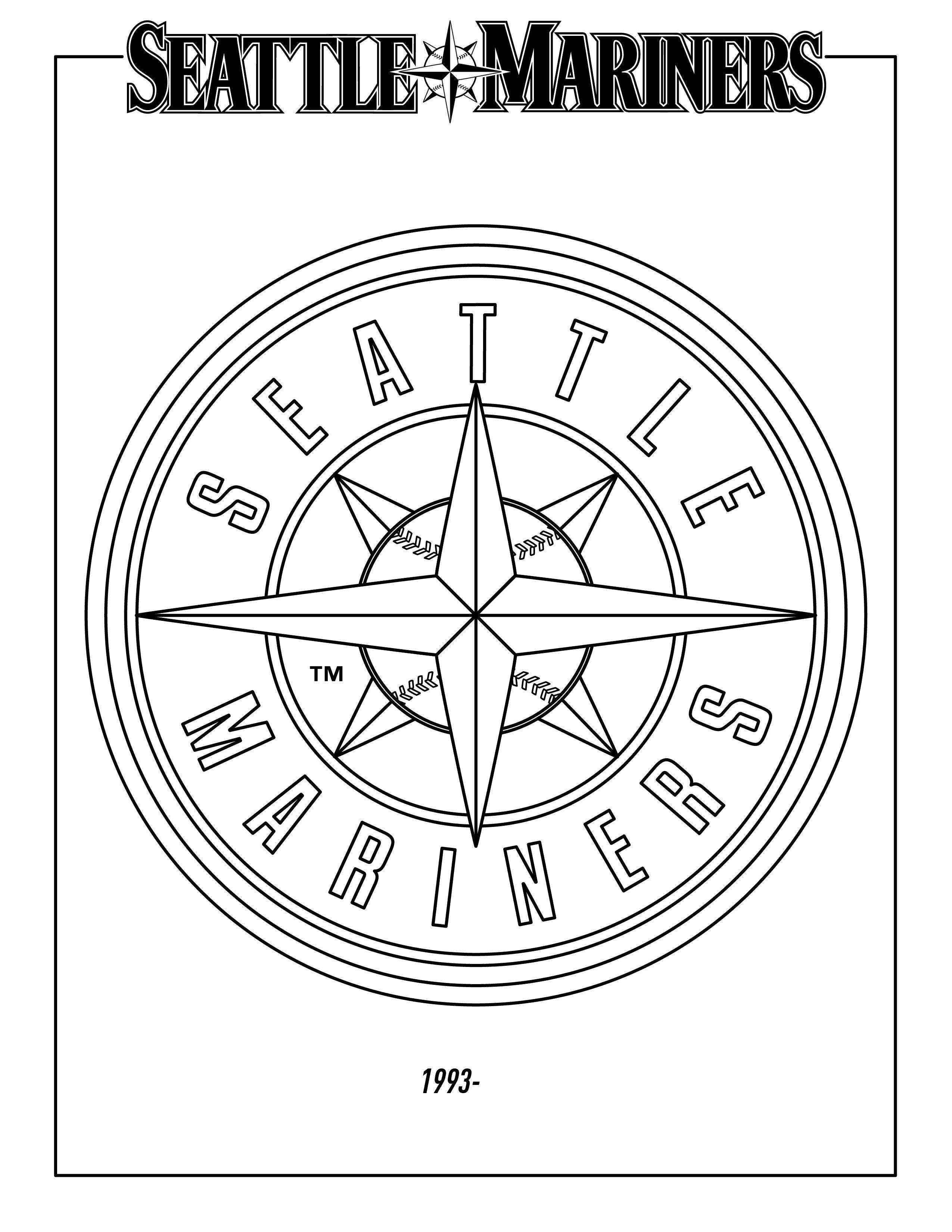 Seattle mariners on x kick off the weekend by setting your creativity free with some mariners and marinermoose coloring pages ðï httpstcofgcxzxs x