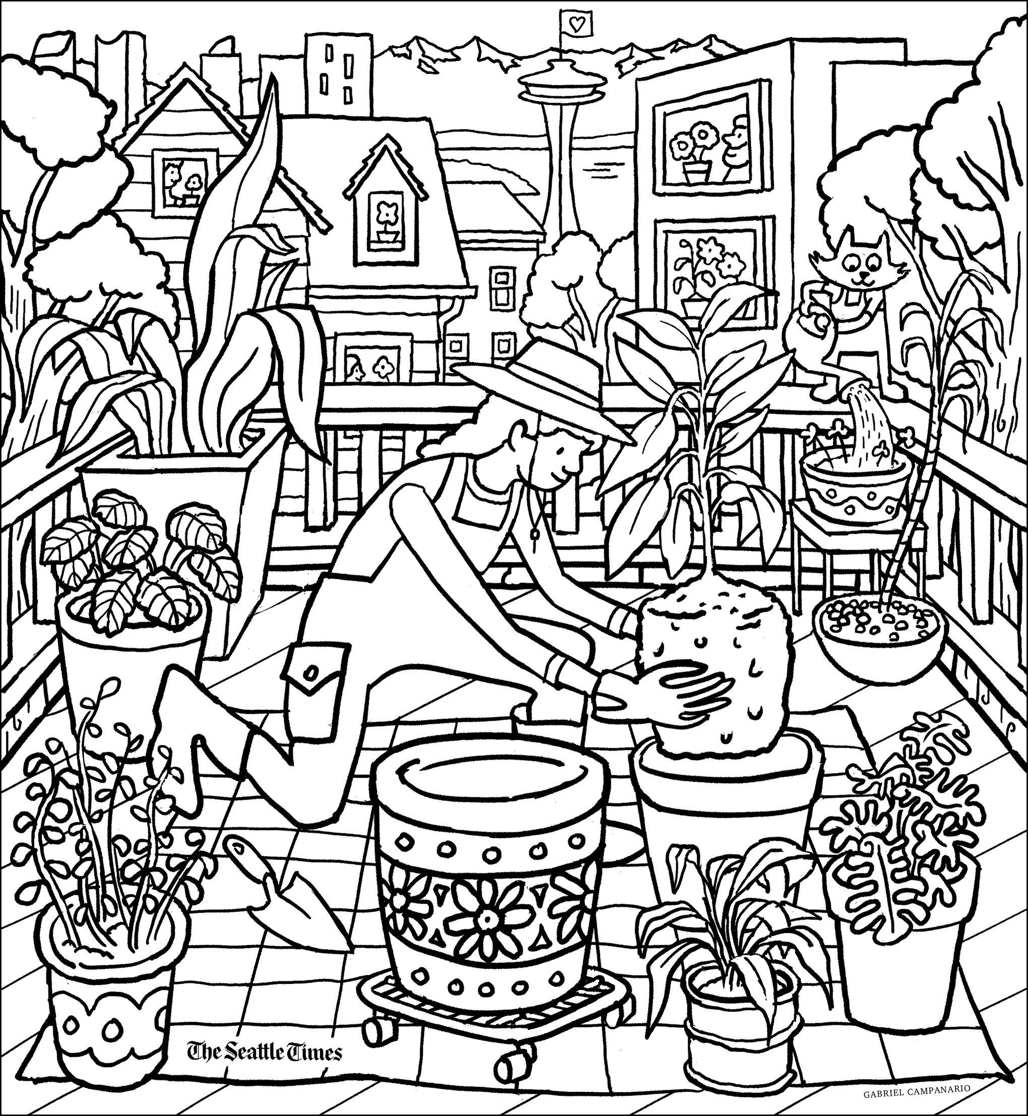 Hey kids download and color our seattle