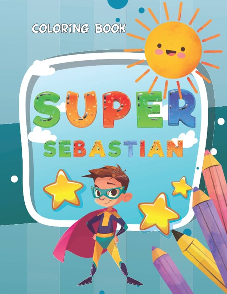 The adventures of super sebastian coloring book pages by smail pat