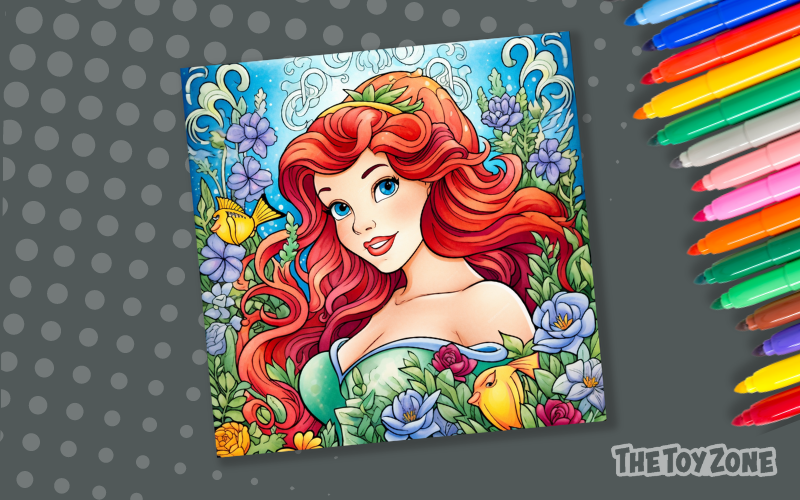 The little mermaid coloring pages for princess ariel fans