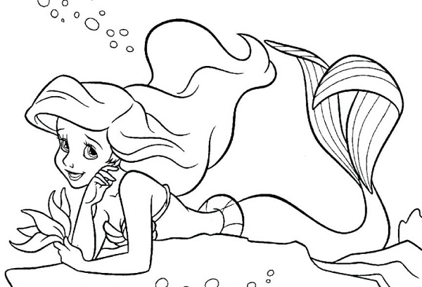 The little mermaid coloring pages â free printable coloring page
