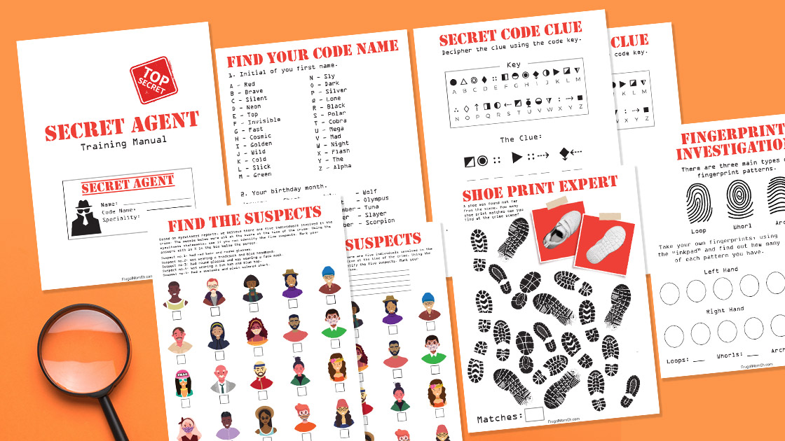 Free printable secret agent training manual