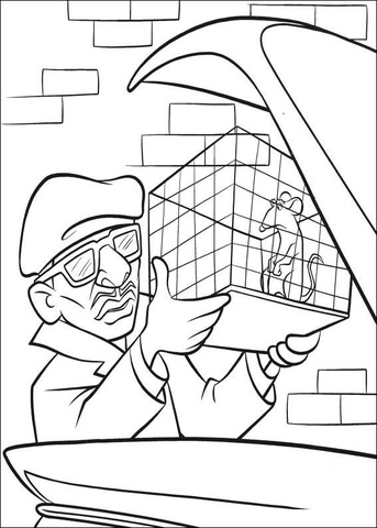 Health inspector caught remy coloring page free printable coloring pages