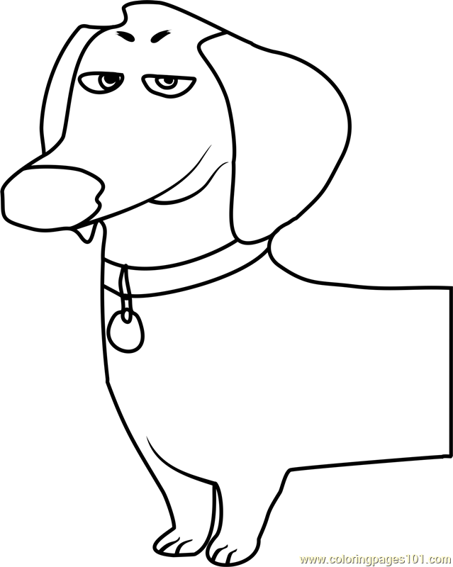 Buddy coloring page for kids