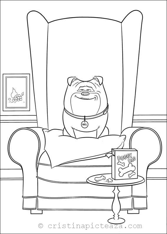 Secret life of pets coloring pages â cristina is painting