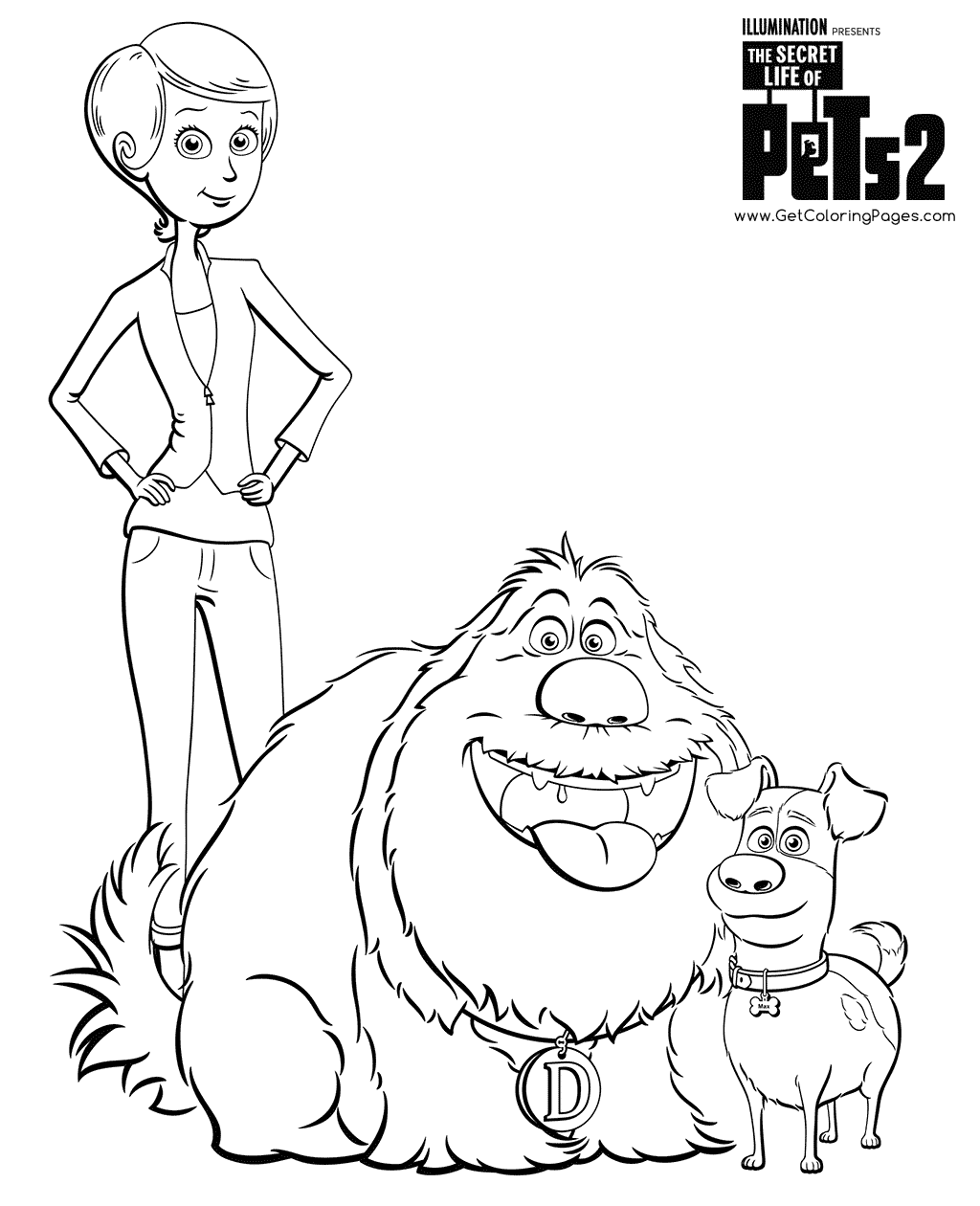 The secret life of pets coloring pages printable for free download