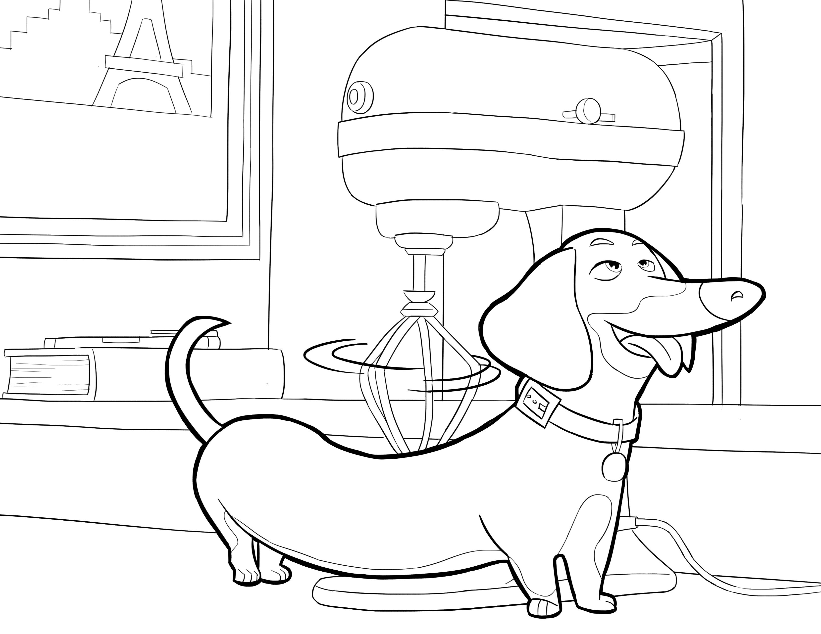 The secret life of pets coloring pages