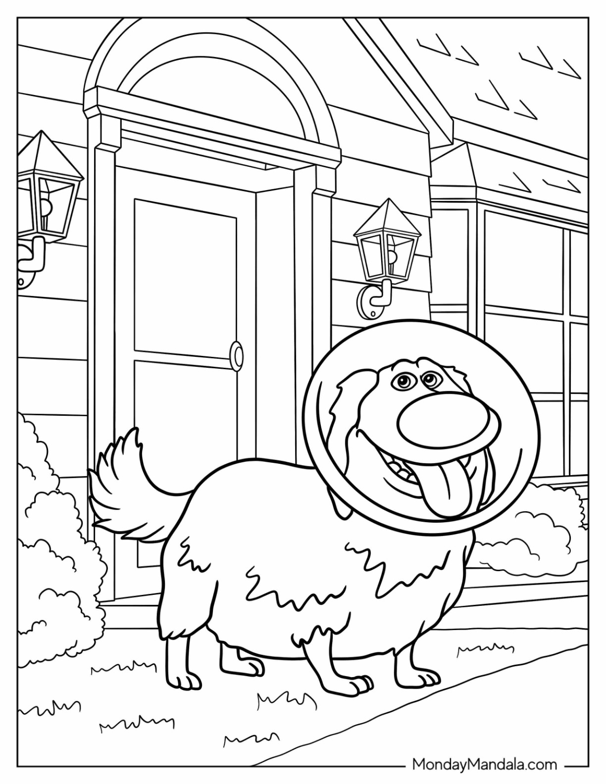 Up coloring pages free pdf printables