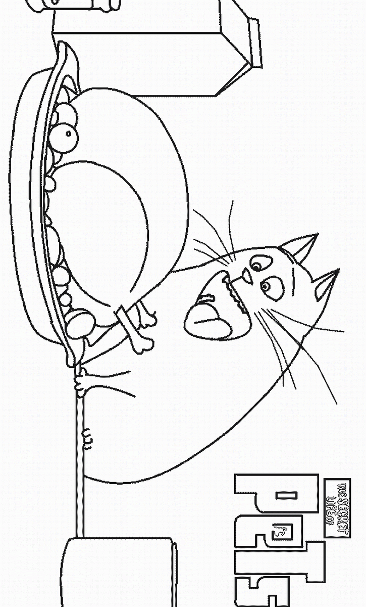 The secret life of pets coloring pages â birthday printable