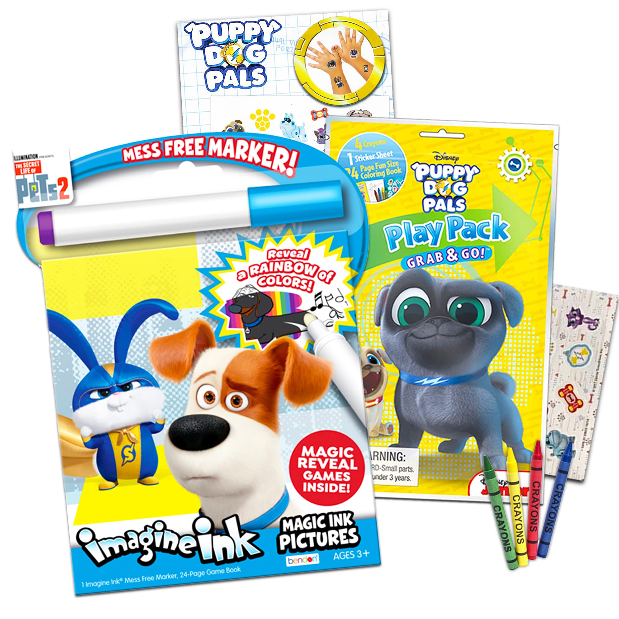 Secret life of pets coloring book set