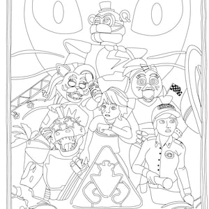 Five nights coloring