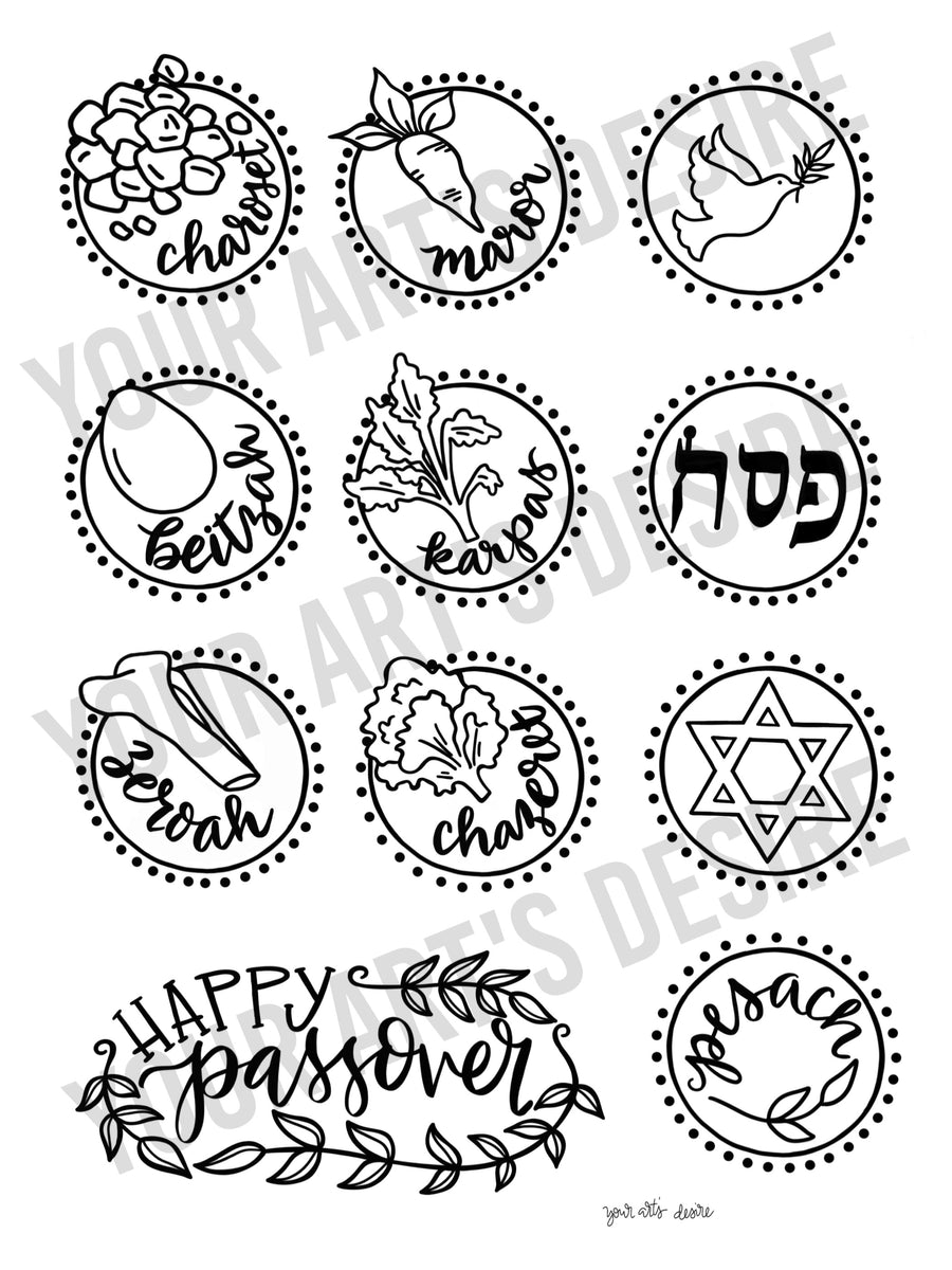 Seder plate â your arts desire