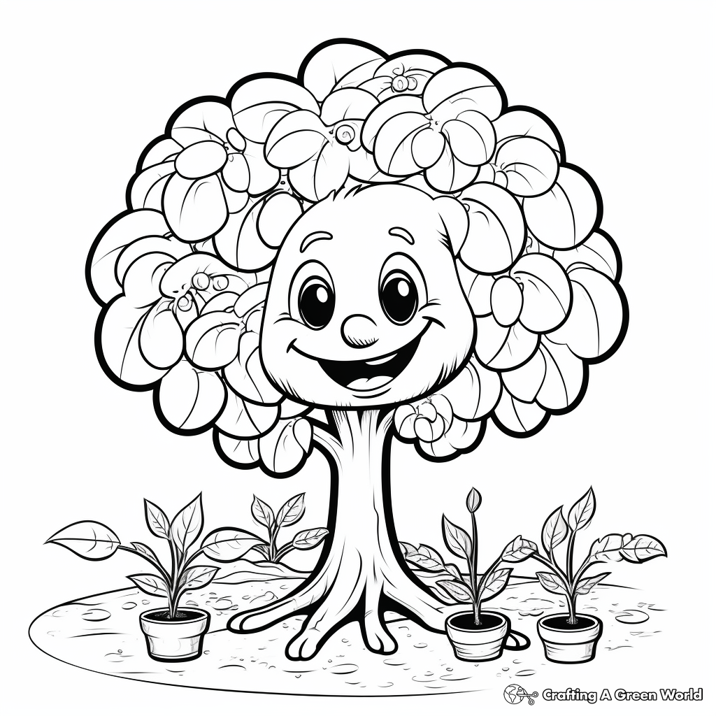 Arbor day coloring pages