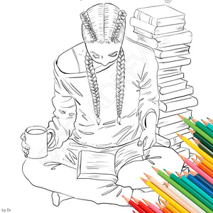 I seek knowledge coloring page from personal power â deja drewit