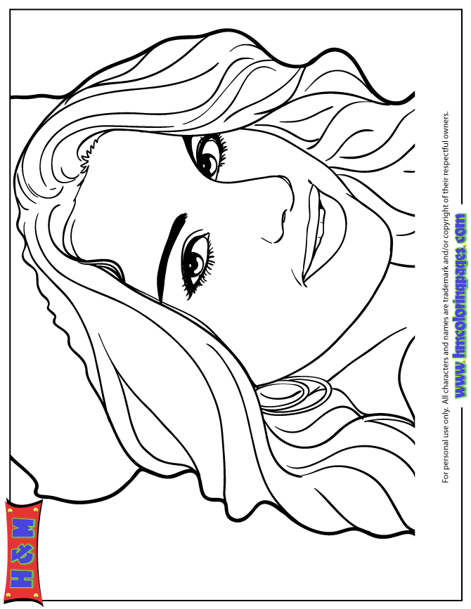 Marshmallow frozen coloring pages