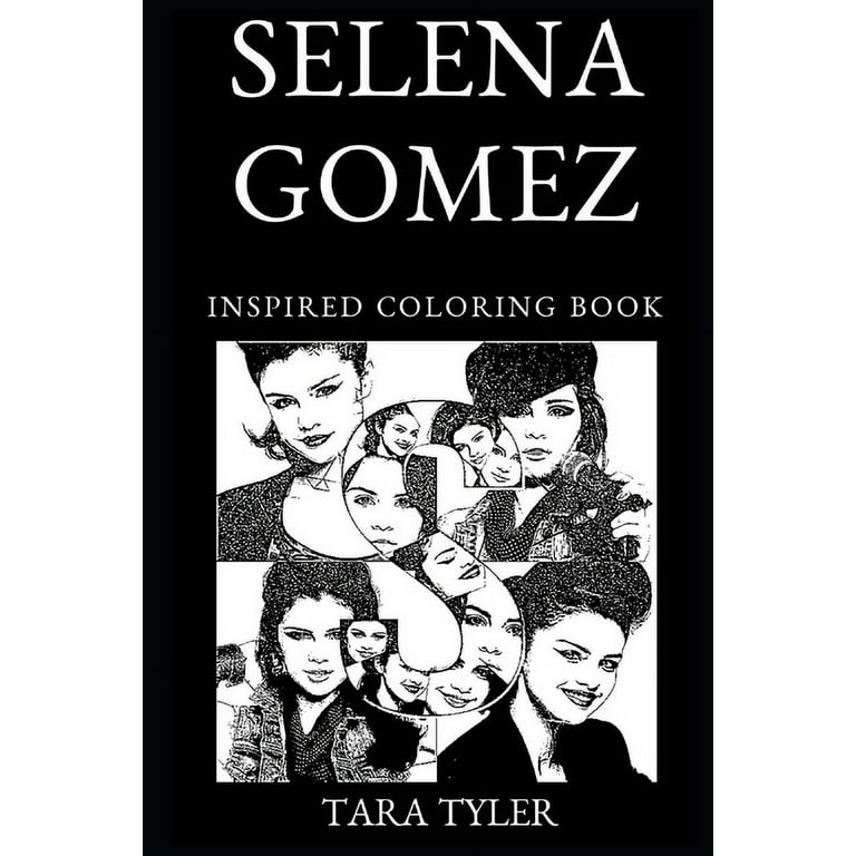 Selena gomez inspired coloring books selena gomez inspired coloring book series paperback