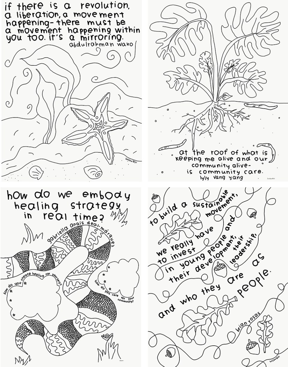 Self care resource actualizing equity coloring sheets â the alliance