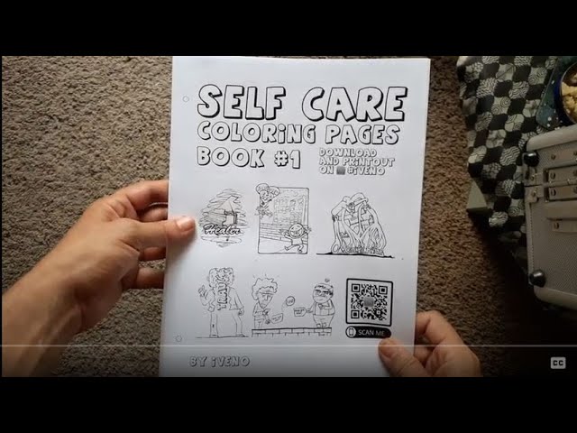 Self care coloring pages by iveno