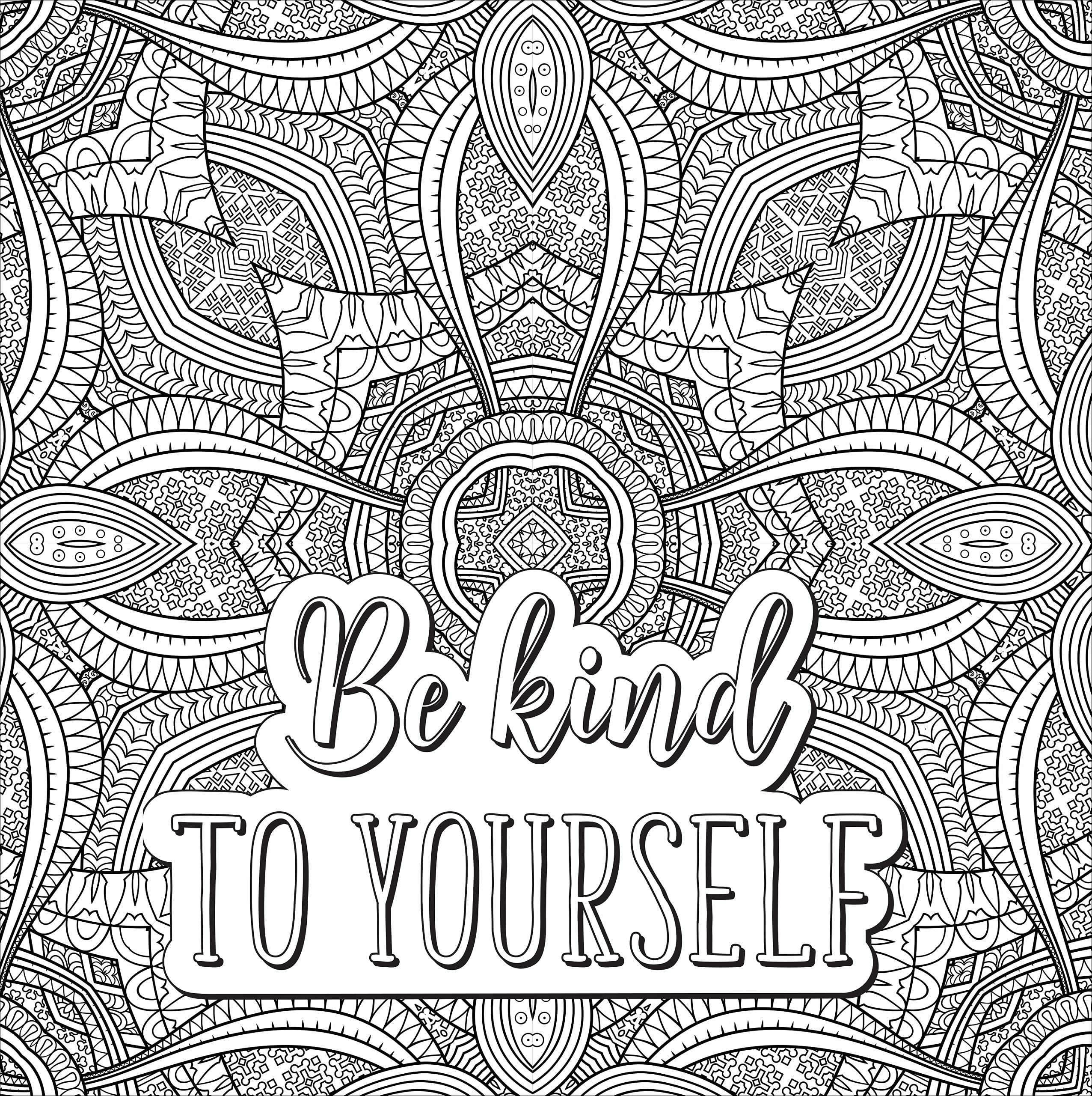 Self care coloring book self esteem shop