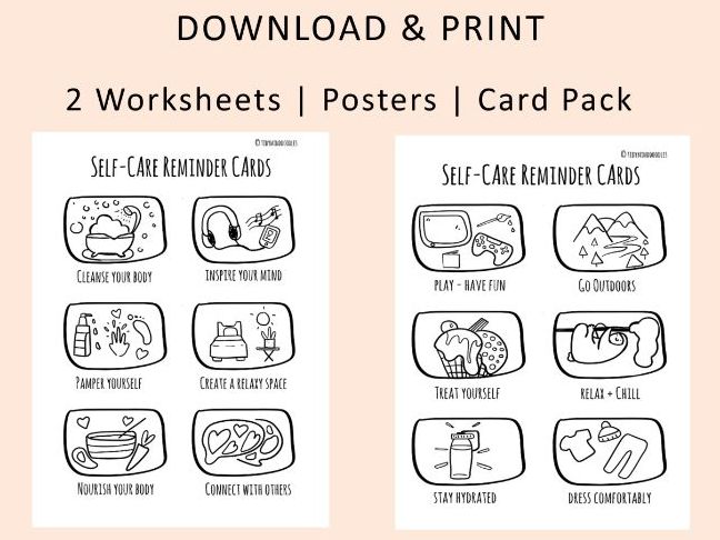 Colouring worksheetself care colouring sheet display quizcard game activity teaching resources