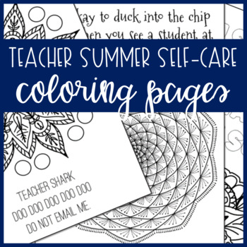 Freebie teacher summer self