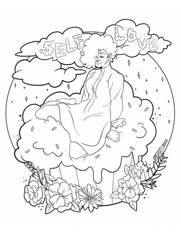 Dreams of hope queer coloring pages