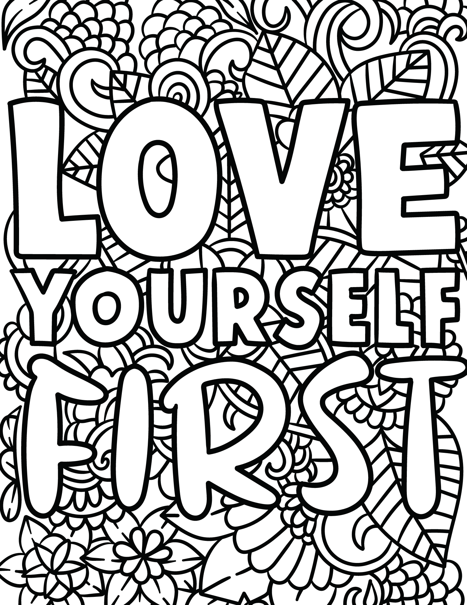 Free printable love coloring pages for kids and adults