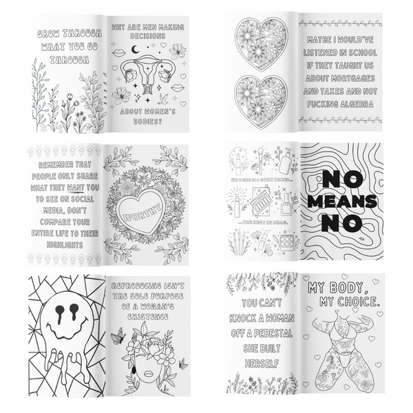 More self love colouring book â love from jxy