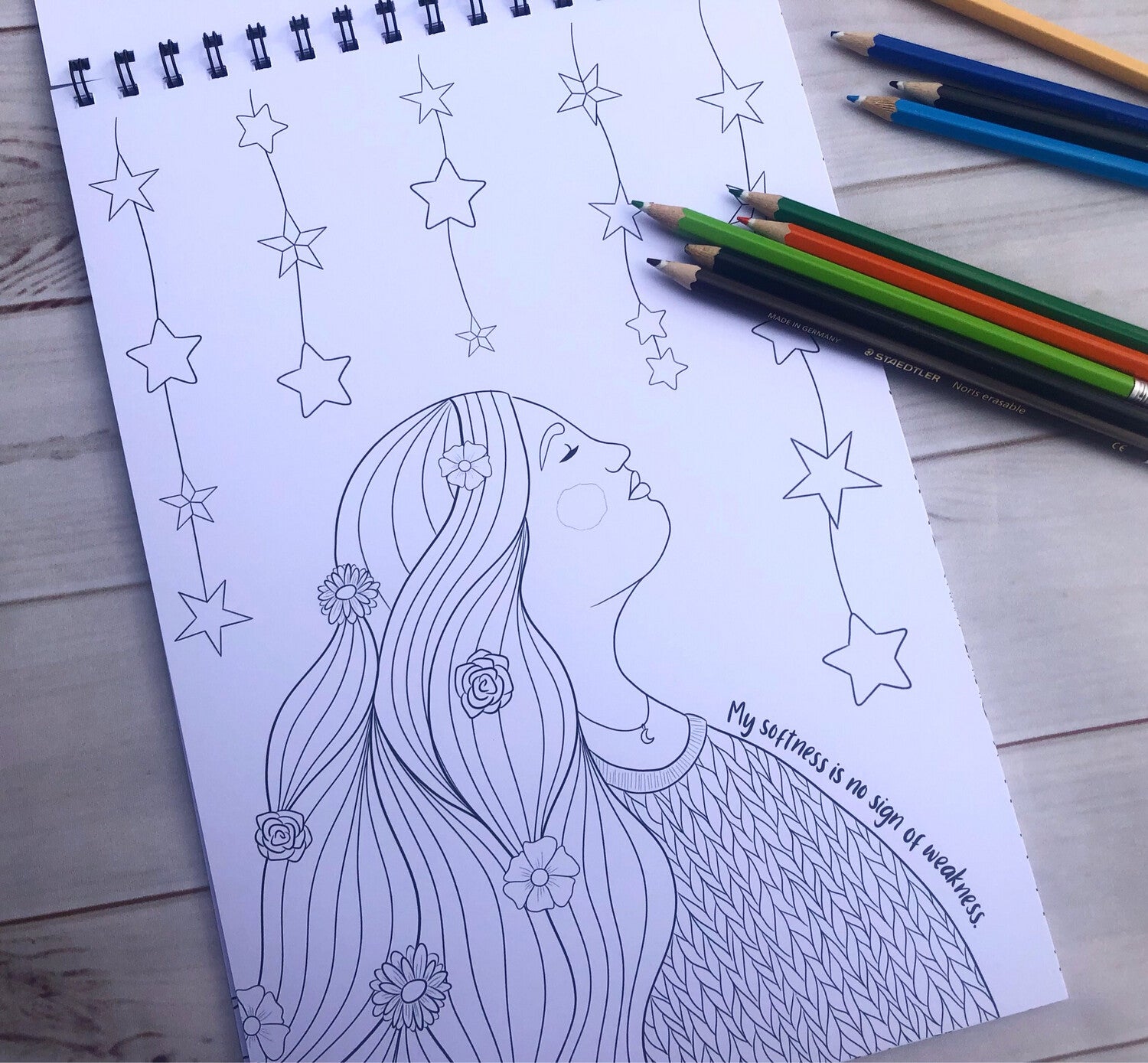 Self loveâ colouring book â the artibus yard