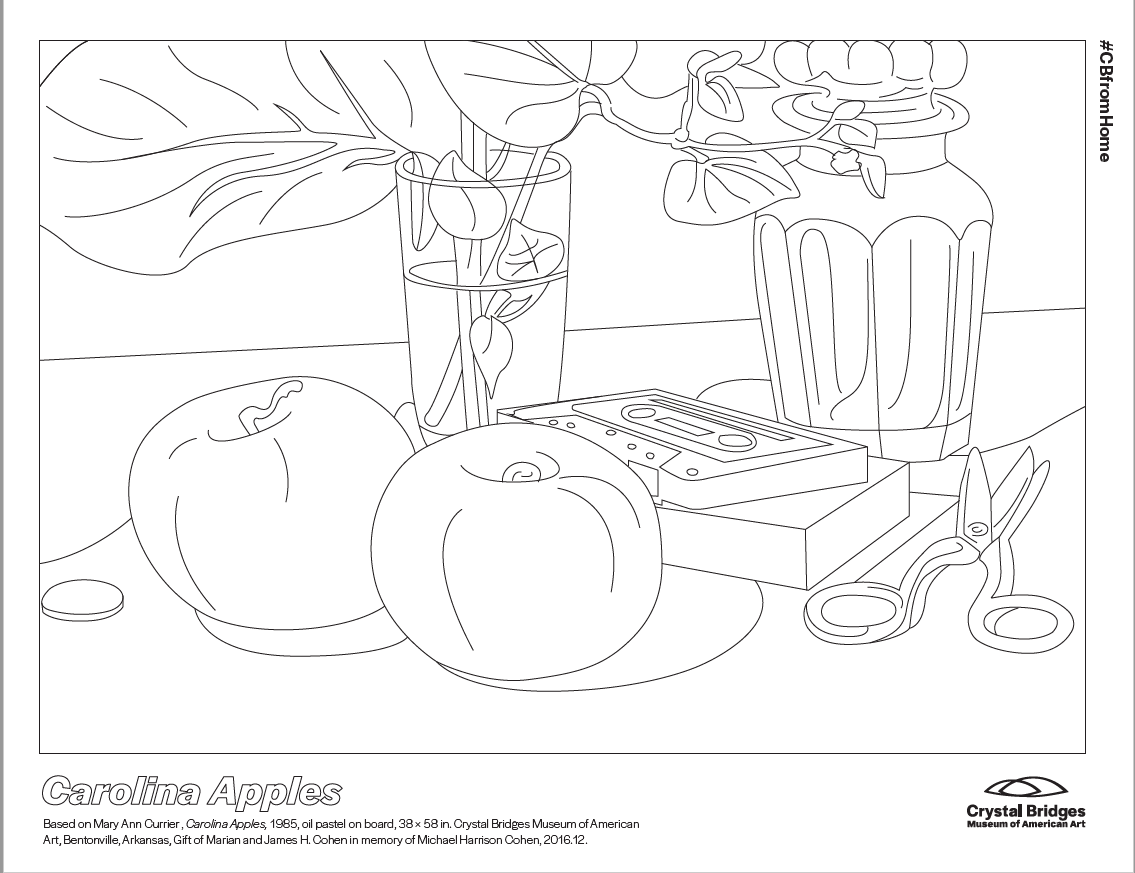 Crystal bridges coloring pages crystal bridges museum of american art