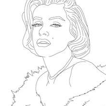 American celebrities coloring pages