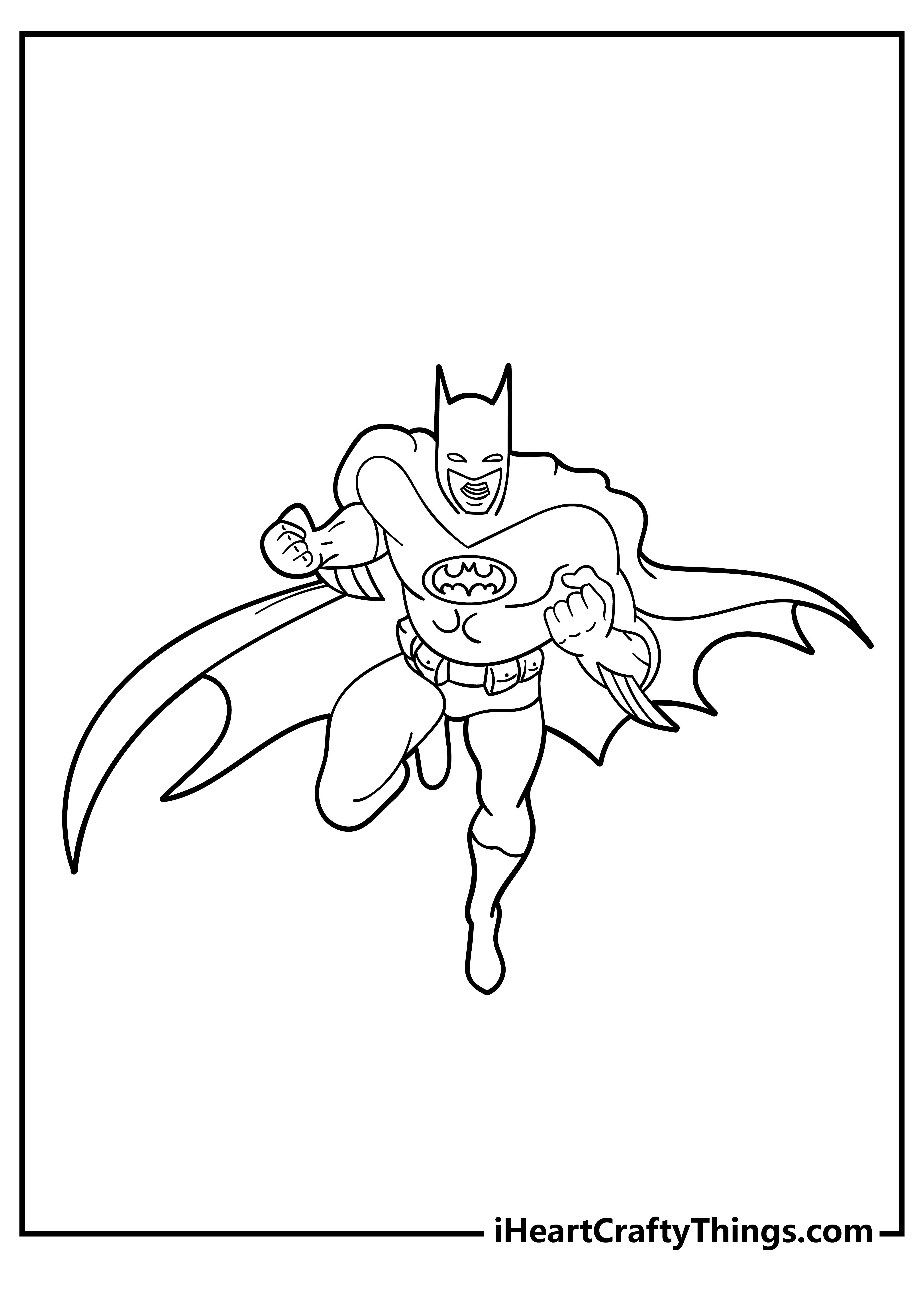 Batman coloring pages free printables