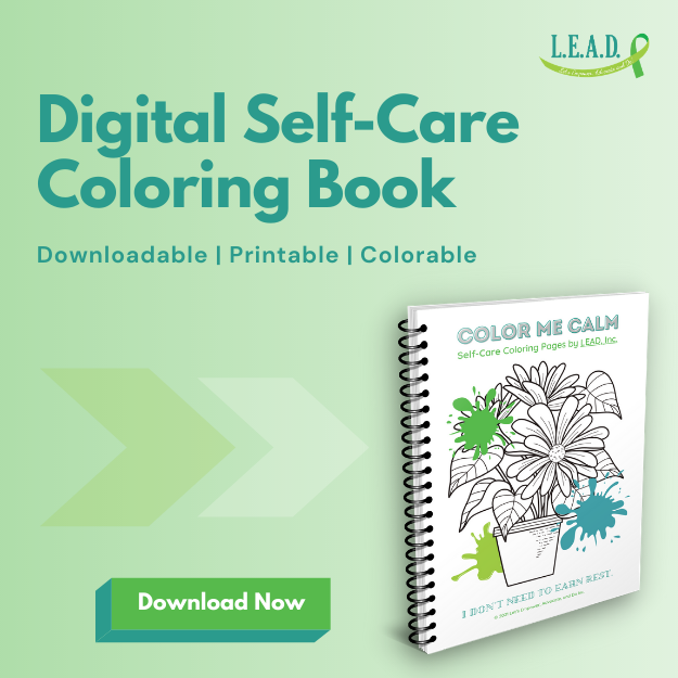 Color me calm self care coloring book â lets empower advocate and do inc