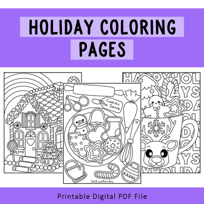 Holiday coloring pages â